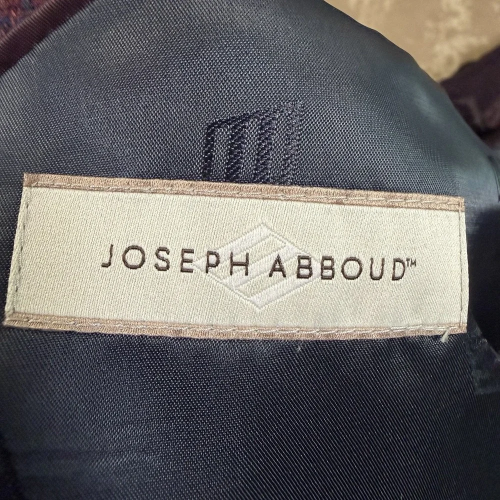 Joseph Abboud Blazer Mens 54R Check 2 Button Sports Coat Jacket Old Money